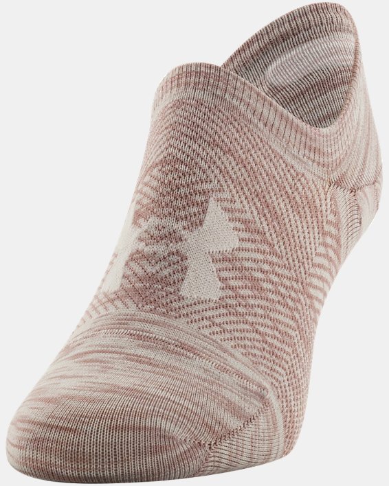 Women's UA Breathe Lite Ultra Low Liner Socks 6-Pack, Pink, pdpMainDesktop image number 2